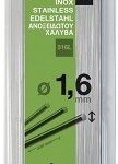 TIG FILLER RODS (X60) - STAINLESS STEEL (316L) Ø1.6 - 330MM (BLISTER) GYS