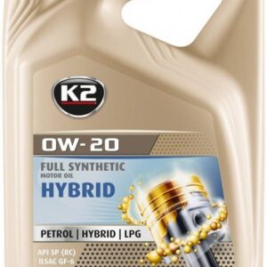 K2 HYBRID 0W20 FULL SYNTHETIC 5L (TÄISSÜNT.)