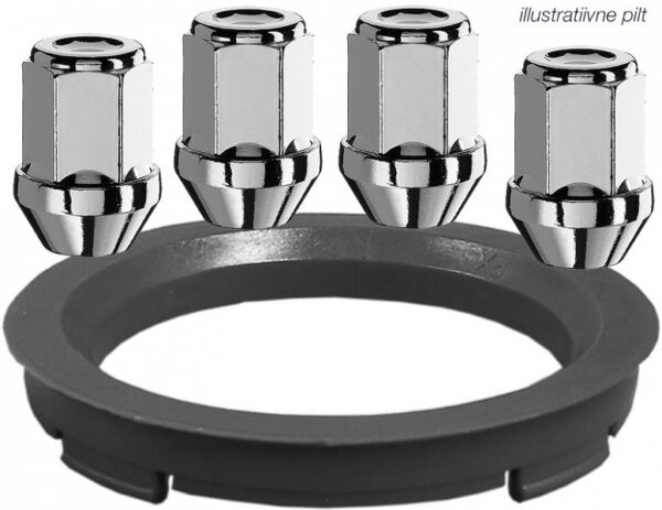 MUTTER M12X1.25/34/19 4TK. + 60.1-54.1 1TK. AUTEC NR.664