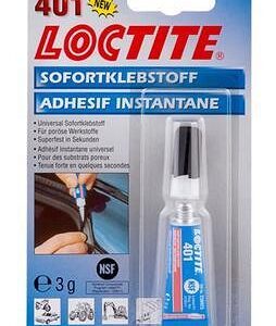 LOCTITE 401 KIIRLIIM RASKESTILIIMITAVATELE MATERJALIDELE 3G BLISTER