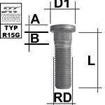 TIKKPOLT TP14X1.50/41/14.90 (P55/41. D14.9) M1415RE50A