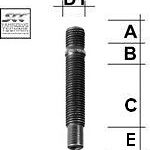 TIKKPOLT TP14X1.25/82 (12.8+49.2+5+15). TOPELTKEERMEGA
