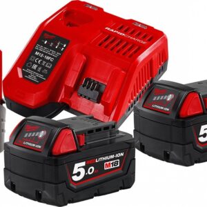 POWERPACK M18 NRG 2X5.0AH 18V VARUAKU JA 12-18V LAADIJA MILWAUKEE