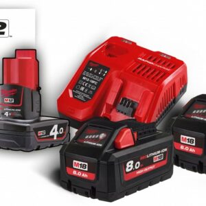 POWERPACK M18 HNRG 2X8.0AH VARUAKU JA 12V-18V LAADIJA MILWAUKEE