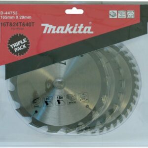 SAEKETAS 165X20MM (16T+24T+40T) 3TK MAKITA