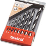 8-OS. PUIDUPUURIDE KOMPLEKT 3.4.5.6.8.9.10MM MAKITA