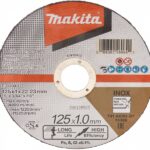 LÕIKEKETAS 125X1MM RST/METALL LONGLIFE 1TK MAKITA