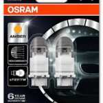 12V W2.5X16Q LED PIRN 2W P27/7W KOLLANE PREMIUM BLISTER 2TK OSRAM