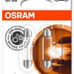 12V SV8.5-8 PIRN 10W 41MM ORIGINAL BLISTER 2TK OSRAM
