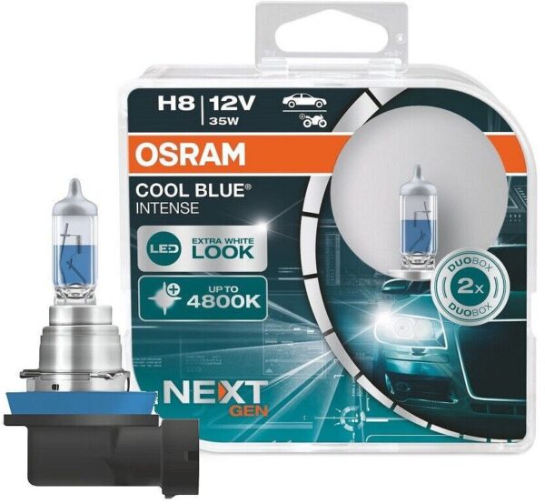 12V H8 PIRN 35W +100% 4800K COOL BLUE INTENSE HCB 2TK OSRAM