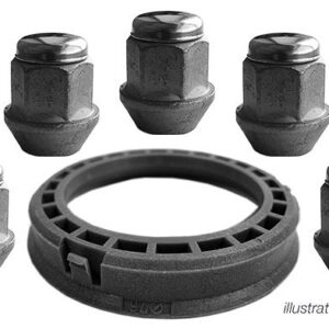 RONAL KIT (SOBITUSRÕNGAS 82.0-67.1. VALGE 1TK) + (M14X1.5/30/19. 5TK) CH.CAM
