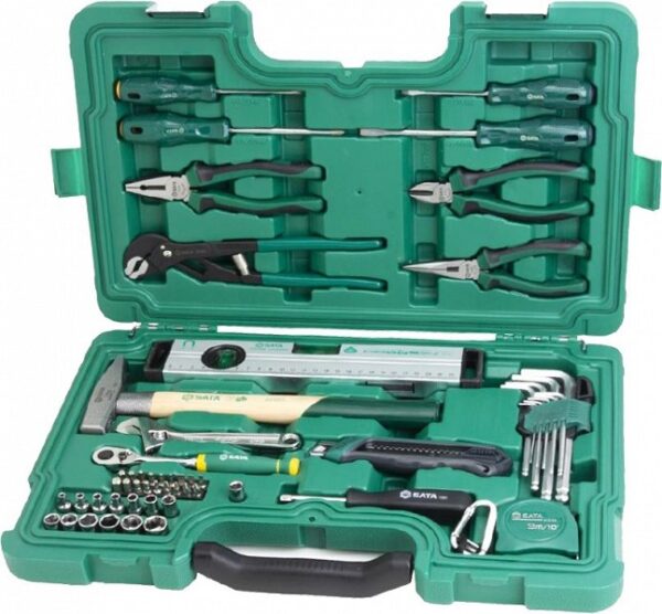 56PC SOCKETS+TOOLS SET 1/4" (METRIC)